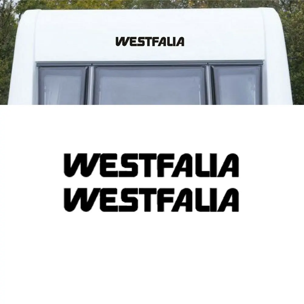 2 Stück Aufkleber für WESTFALIA Wohnwagen Wohnmobil
