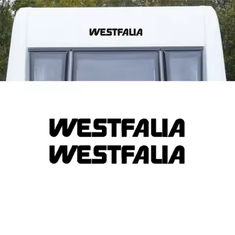 2pcs for WESTFALIA caravan motorhome decals stickers