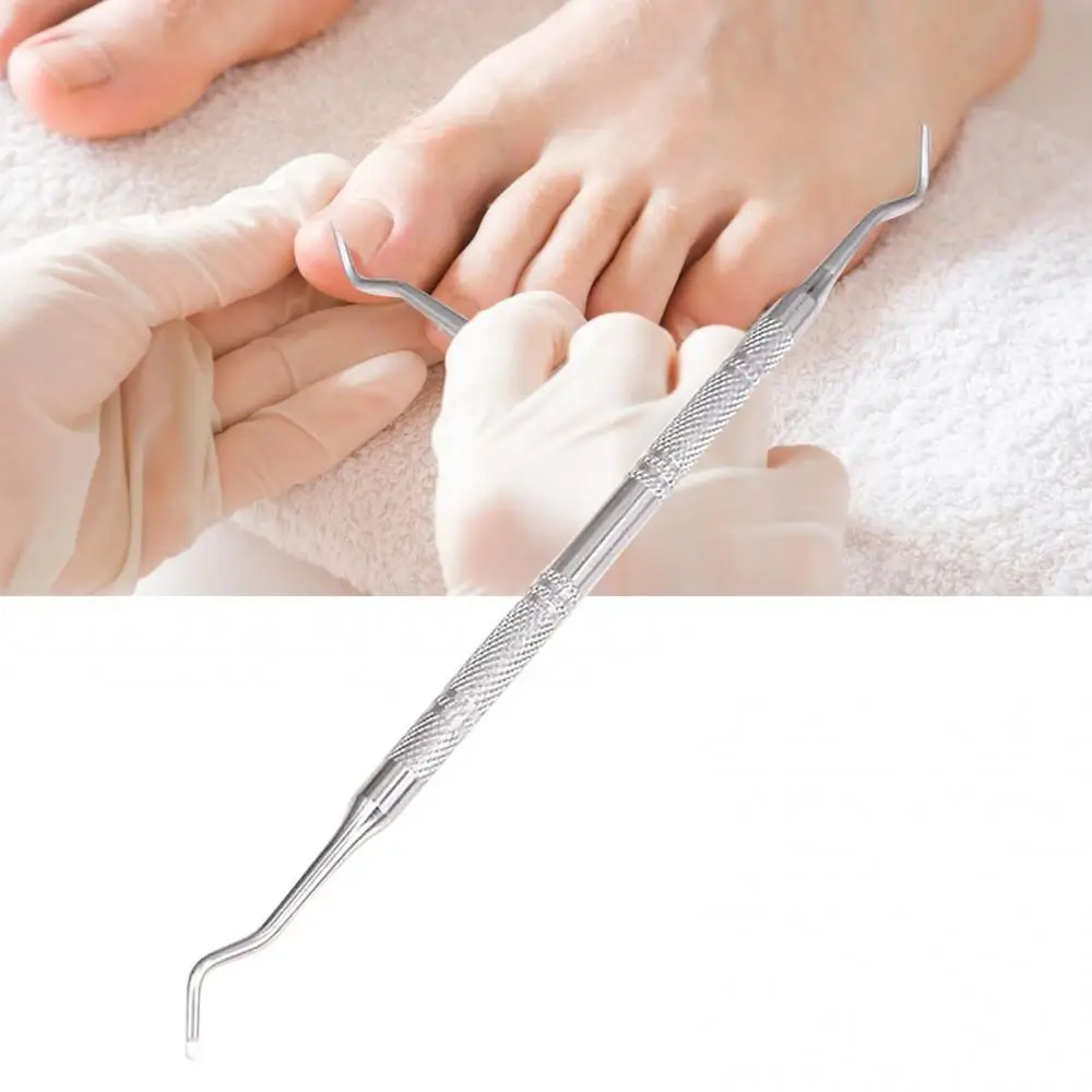 Toe Nail Care Hook Ingrown Double Ended Ingrown Toe Correction Lifter File Manicure Pedicure Toenails Clean Foot Care Tool