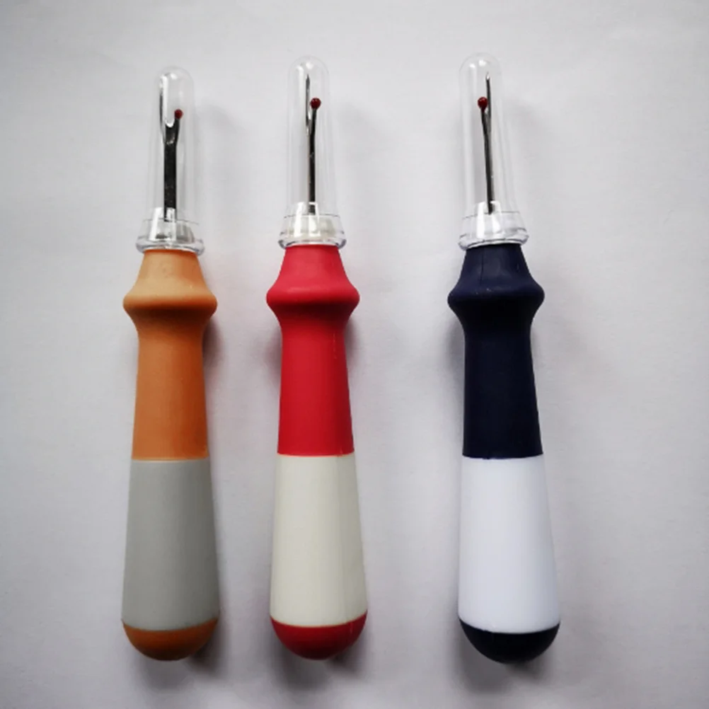 

2Pcs Seam Ripper Embroidery Tools Plastic Handle Sewing Remover Thread Cutter DIY Stitch Unpicker for Home Craft
