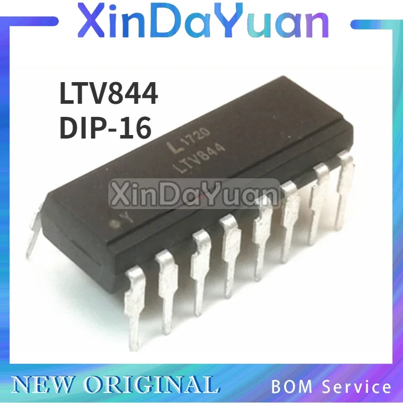 10 pcs LTV844 DIP-16  Four-channel Transistor Optocoupler