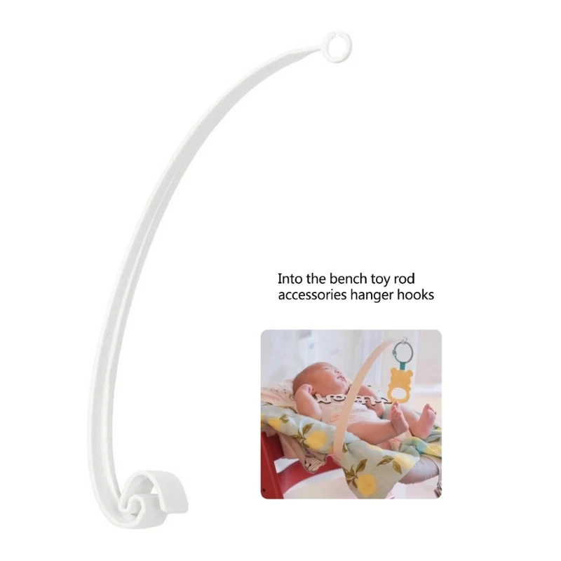

Safe Toy Bar Attachment Toy Bar Hanger Hook Growth Chair Toy Bar Accessory Plastic for Growth Chairs for Families