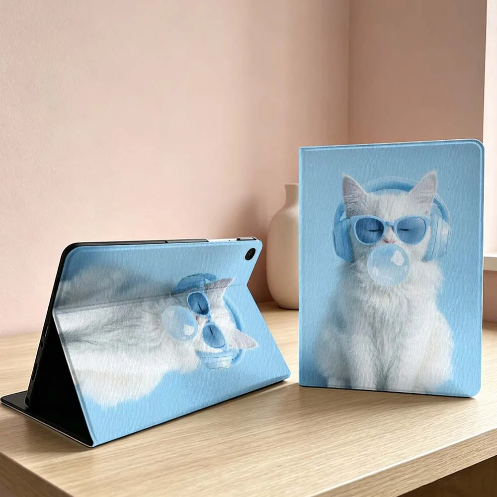 

Fashionable cat pattern Soft For Samsung Galaxy Tab S11 S10 S9 S8 S7 S6 A11 A9 A8 A7 Ultra Lite FE Plus Inch Tablet Case