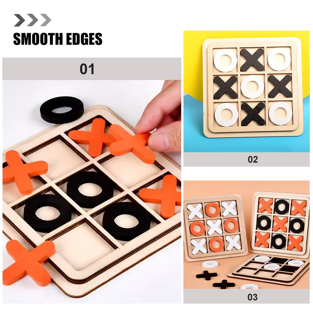 6Pcs Interactive Chess Board Educational Game Kids Logical Development Family Board Game Portable Children's Early Learning