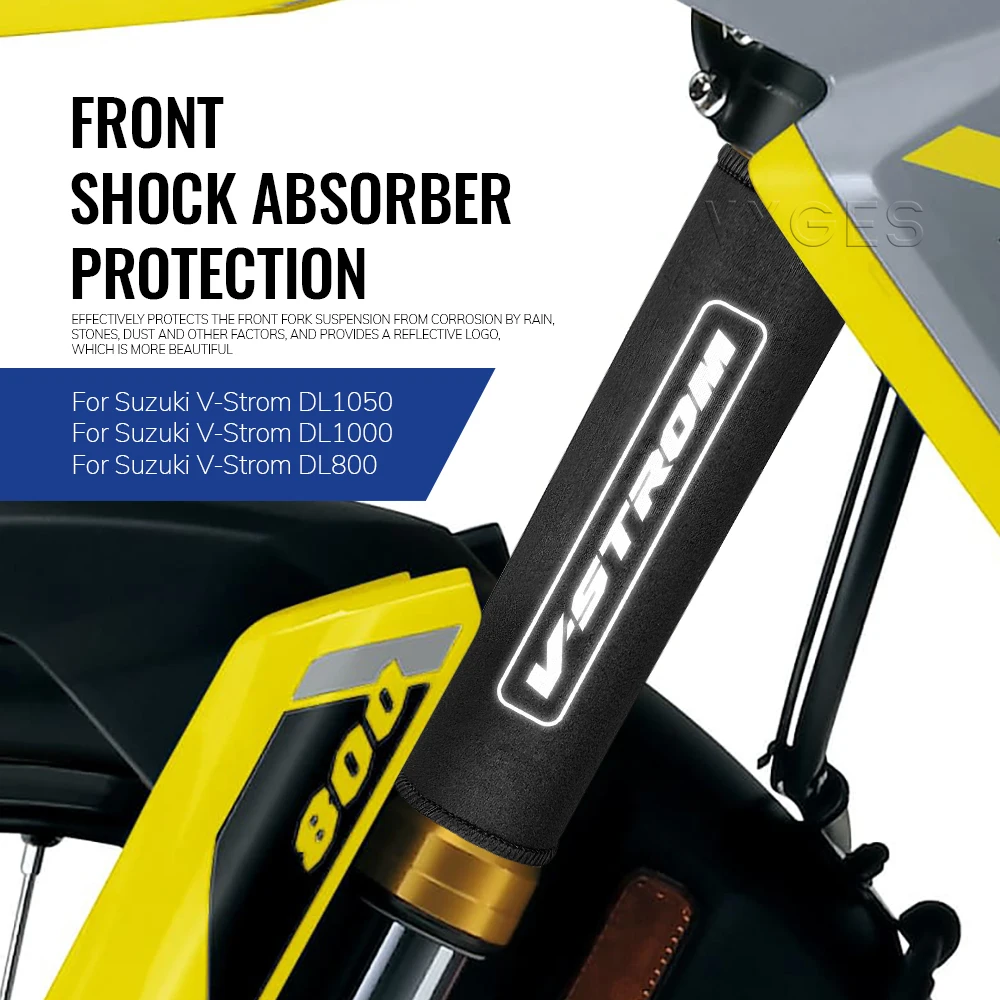 

Передняя защитная крышка вилки, амортизатор, пылезащитная крышка для Suzuki V-дополнительный DL1050 DL1000 DL800 vдополнительный DL 1050 1000