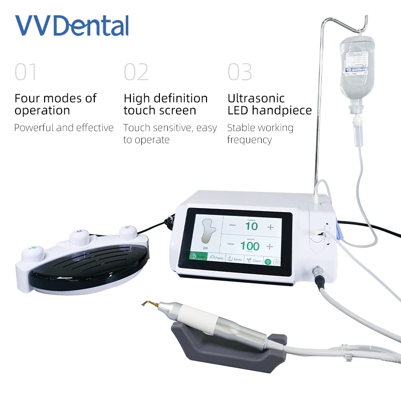 

VVDental Dental Ultrasonic Piezosurgery Bone Cutting Knife Piezo Bone Surgery Unit Machine Dental Implant Motor Oral Equipment