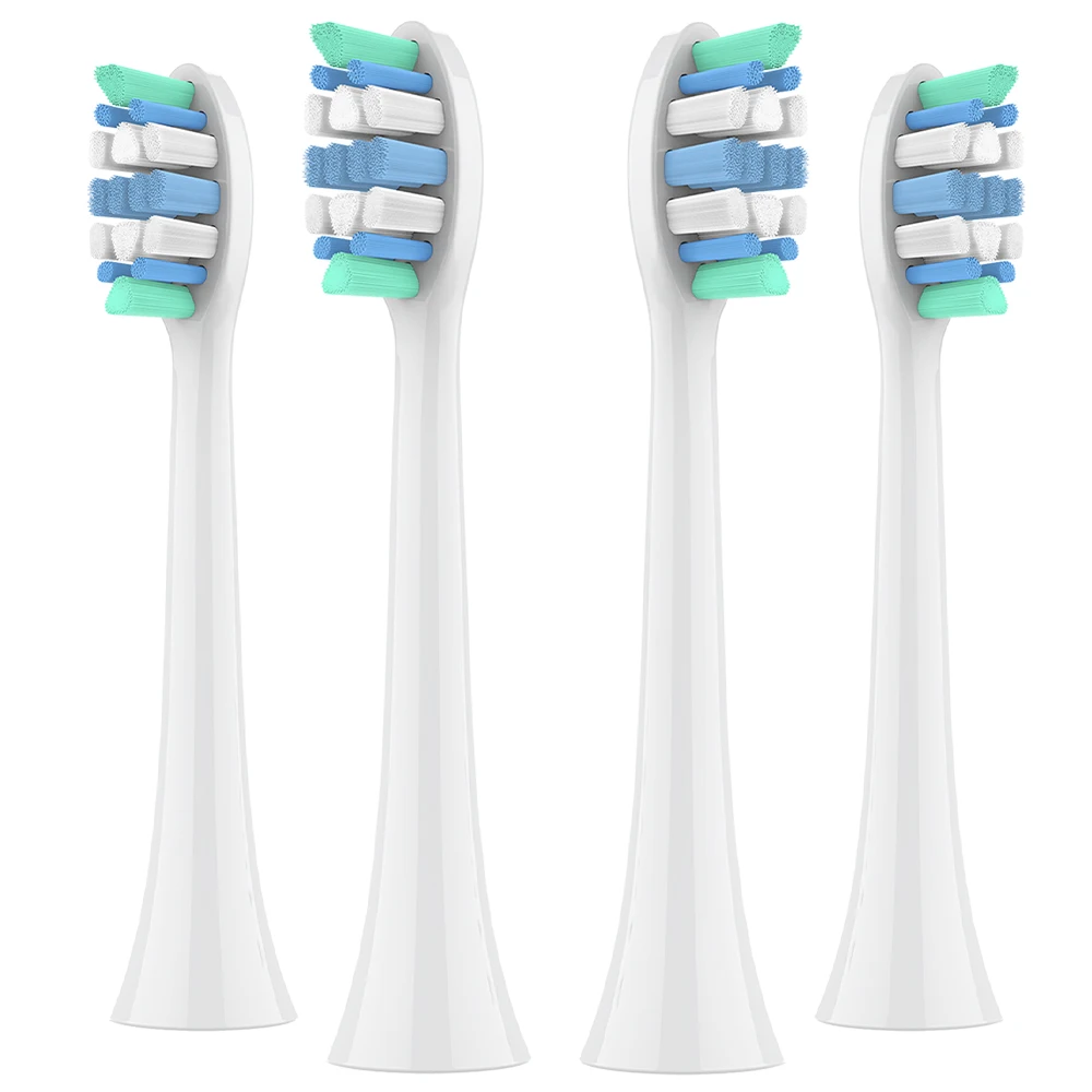 

Сменные насадки для зубных щеток Dupont Bristle (4/8/12/20 шт.), совместимые с электрическими зубными щетками Philips Sonicare, сменные головки для зубных щеток.