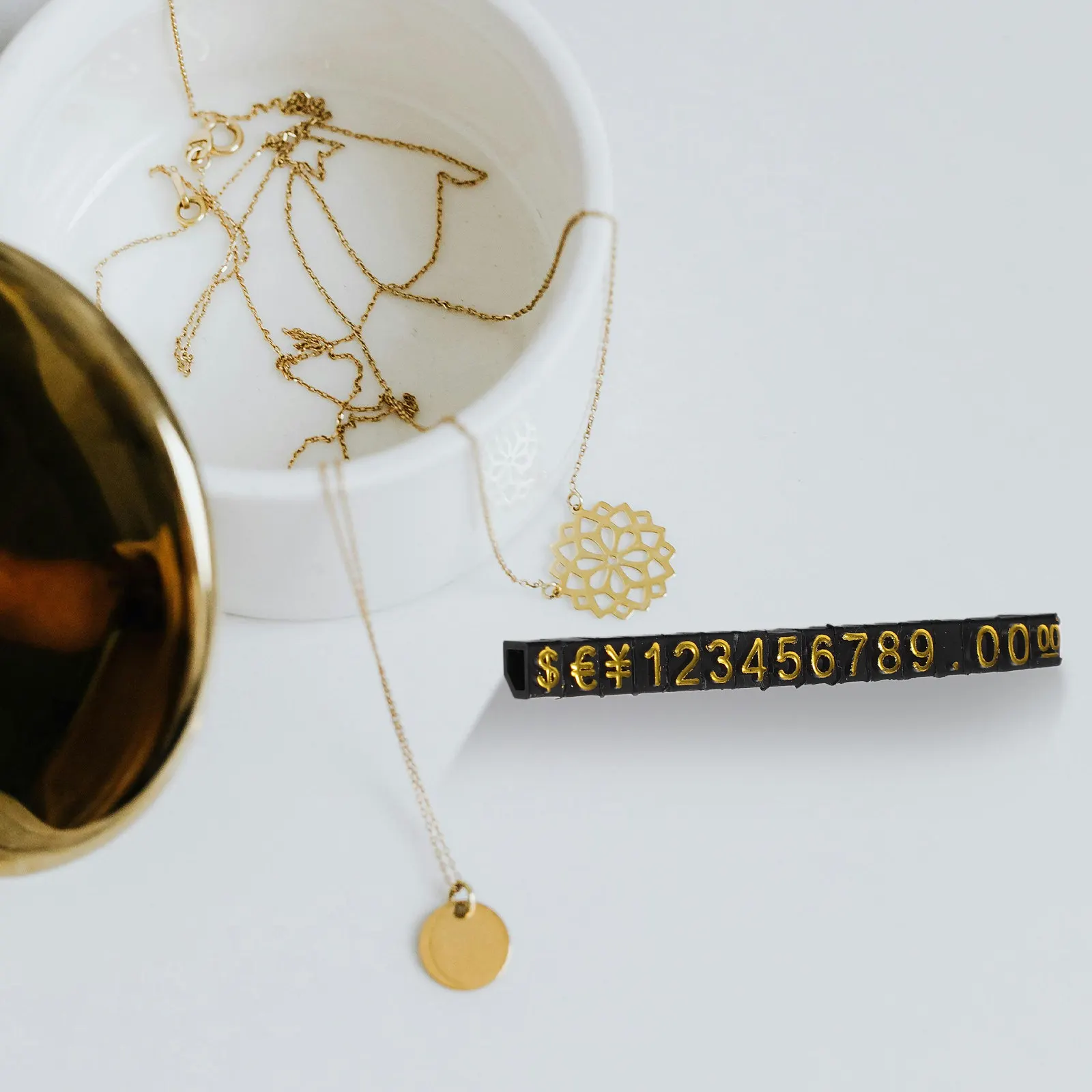 

10Sets Jewelry Price Tags with Classic Design Price Cube for Supermarket Sales and Trade Fairs Pricing Tag for Small Ornaments