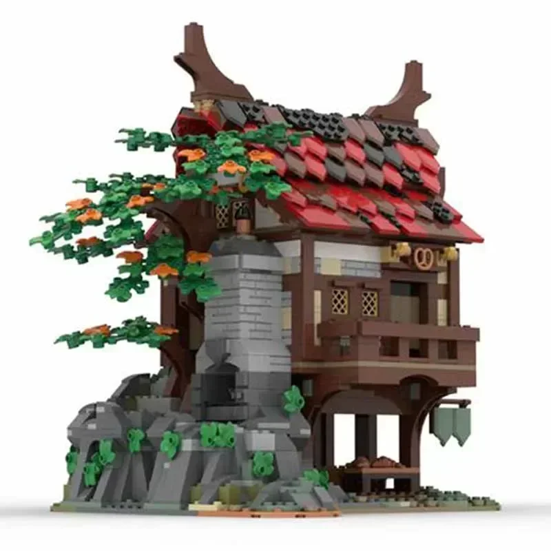 Строительные блоки Moc, средневековая модель, средневековая пекарня, технические кирпичи, сделай сам, сборка, строительные игрушки для детей, праздничные подарки