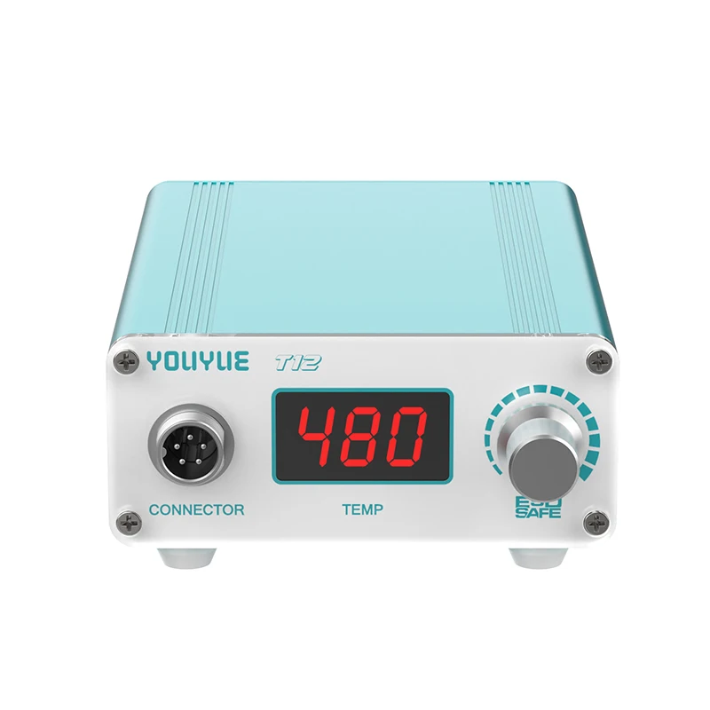 YOUYUE T12 Portable Digital Display Welding Table Integrated PCB Motherboard Repair CPU Cleaning Tools Mini Soldering Station