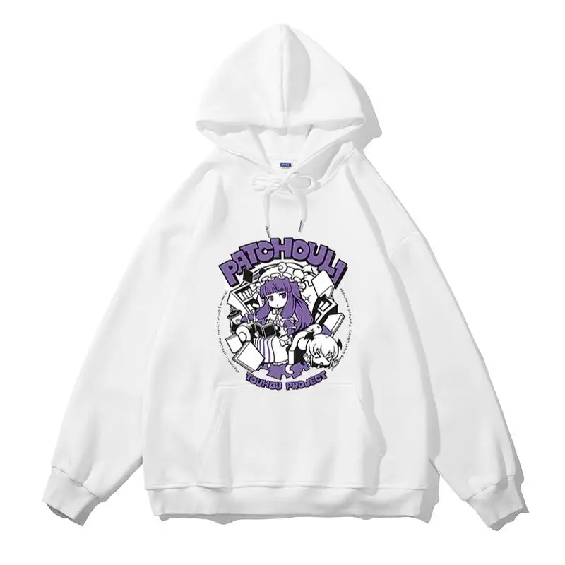 

Eastern Project Pachimi Anime Surrounding Sweatirt round Ne Hoodie Autumn Winter Loose Fit Youthful Cartoon Print Hoodie