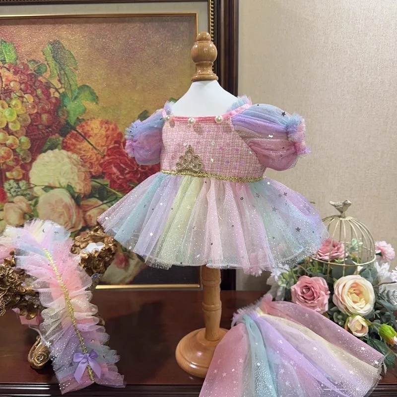 20CM Baumwolle Puppe Kleidung Bunte Kleid 10CM 15CM 40CM Baumwolle Puppe Rock, 50- 55cm Reborn Puppe Kleidung Kostenloser Versand