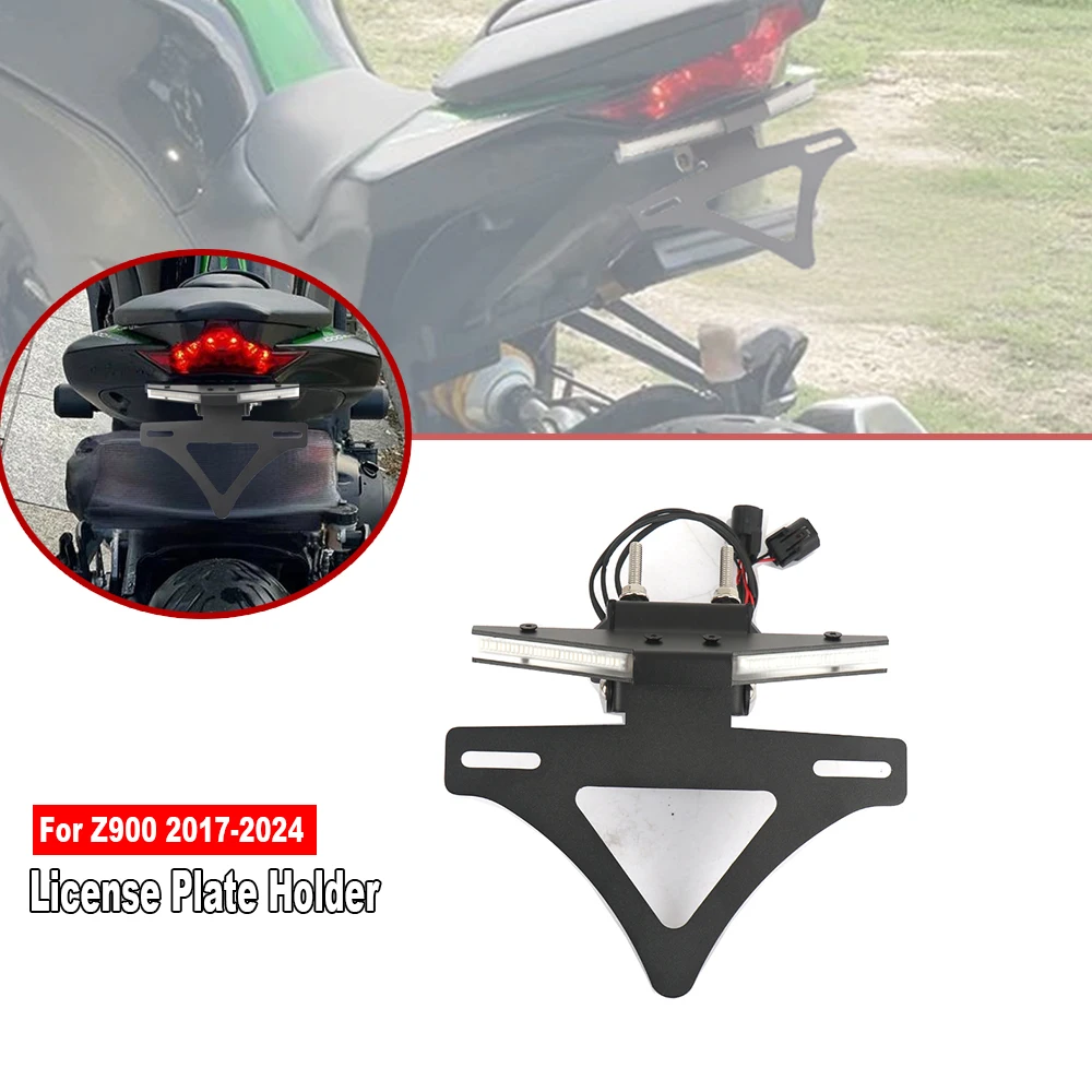 

For Kawasaki Z900 Z 900 2017-2024 Motorcycle Tail Tidy Bracket Fender Eliminator Tailstock License Plate Holder