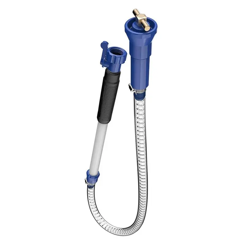 NEW HOT In Stock-For RV For RV Toilet Flush Wand Black Holding Tank Stick Rinser 360° Rotatable Nozzle Flexible Hose For RV Wast