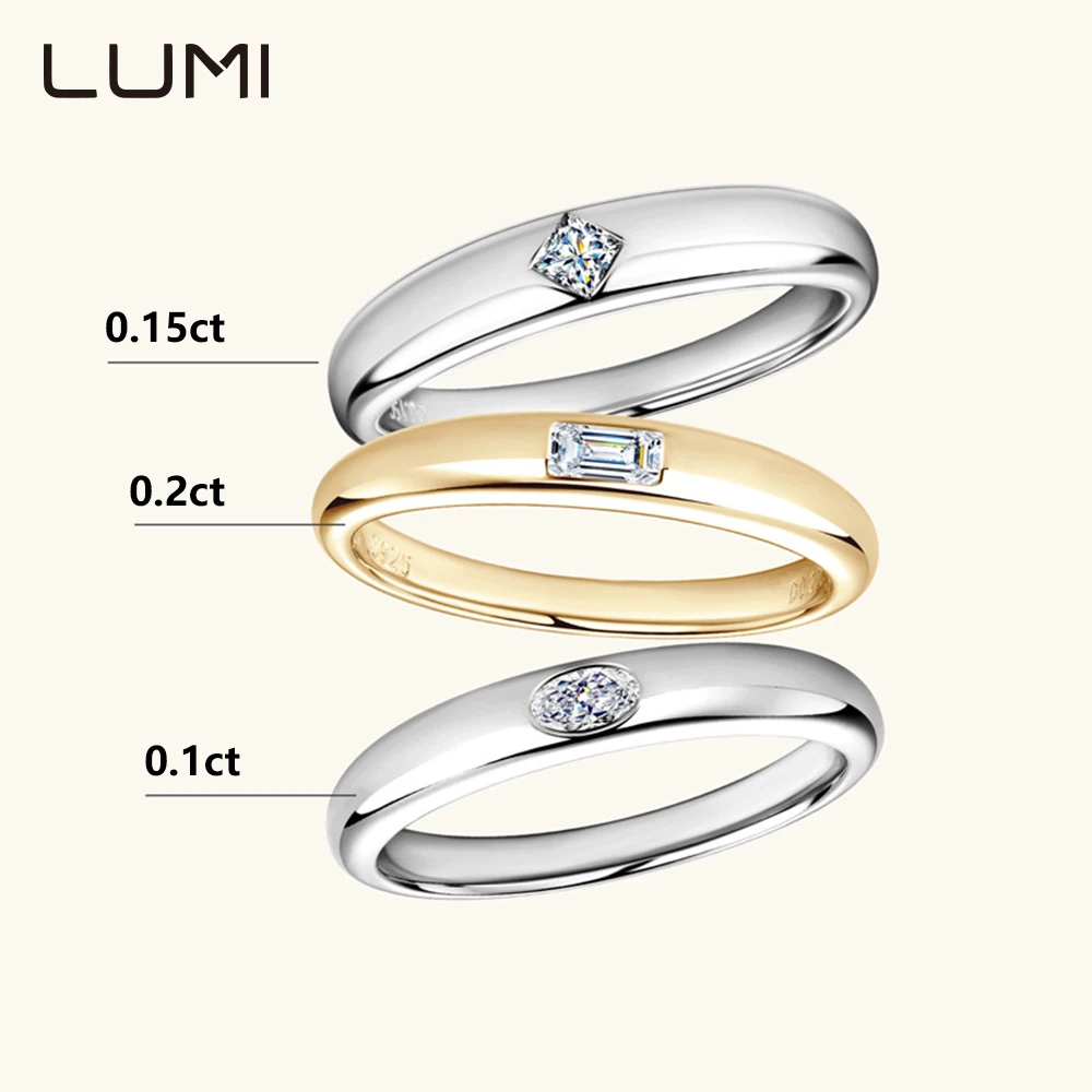 

Exquisite S925 Silver Ring Emerand & Square Cut Moissanite for Her Romantic Anniversary Jewelry Birthday Present Daily Wear