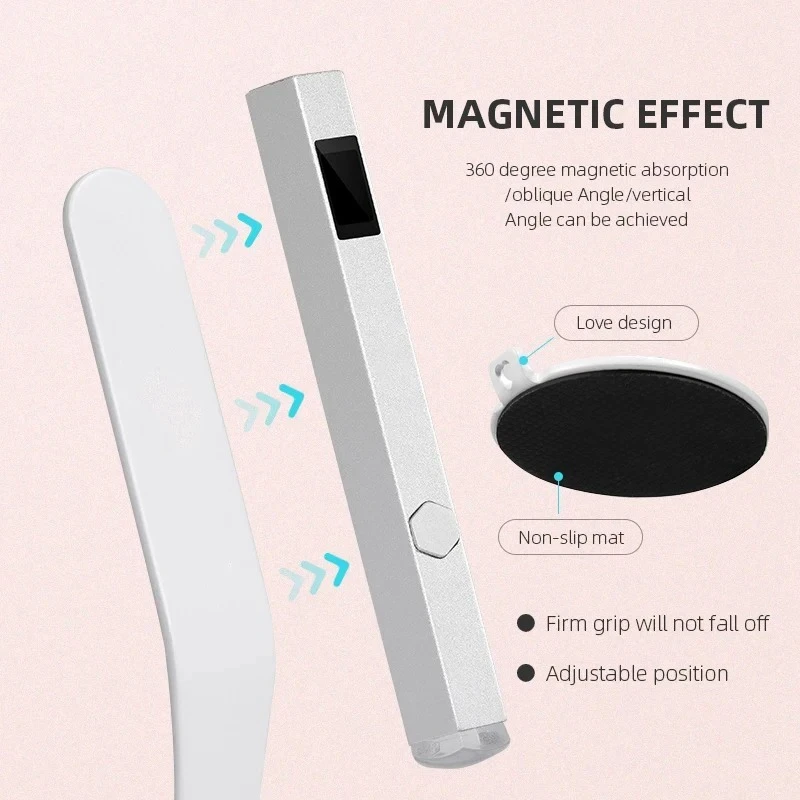โลหะเล็บมือถือตรงโคมไฟแบบพกพาเล็บโคมไฟอบไฟฟ้า Quick Drying โคมไฟเล็บ