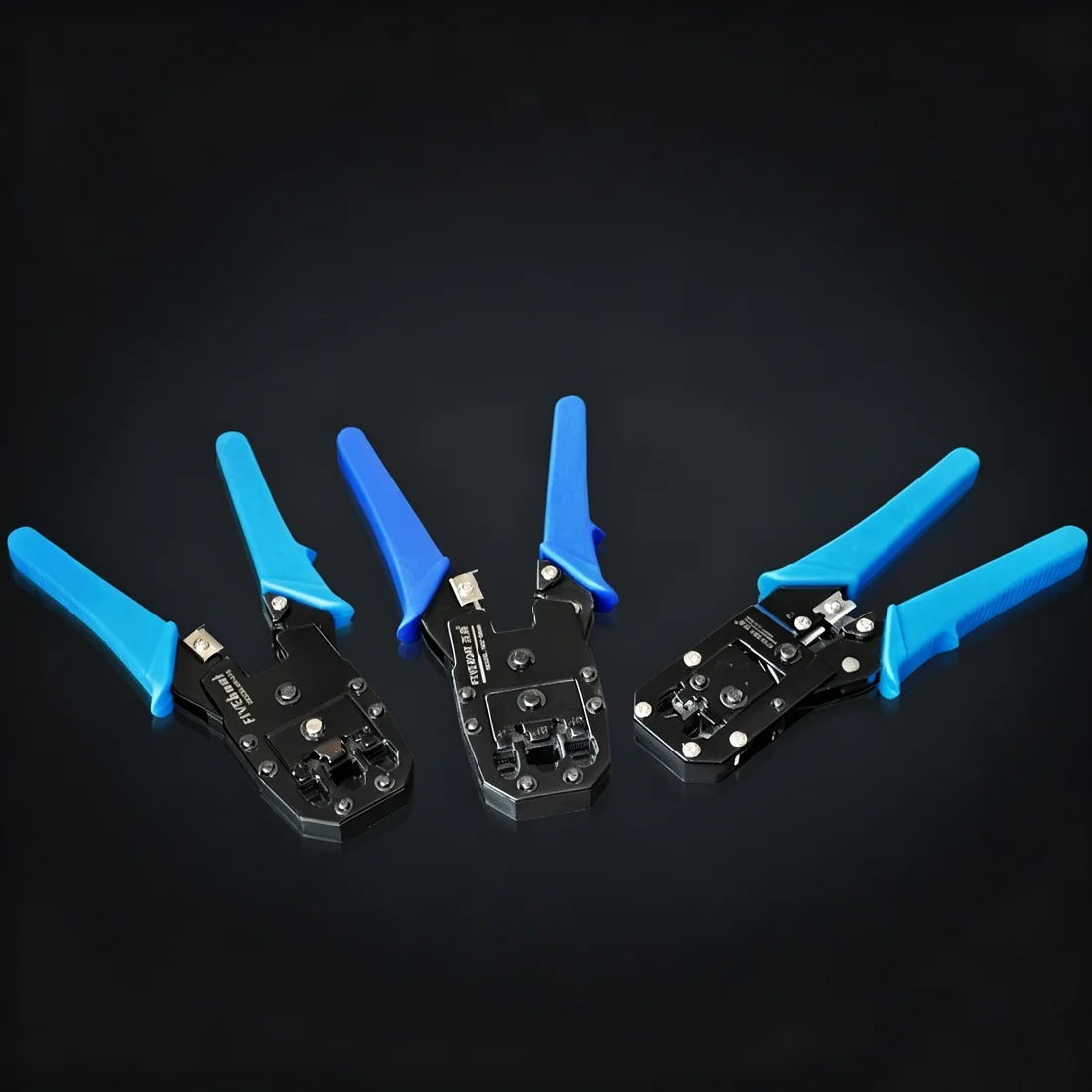 

VAOHM 50pcs/LOT Network RJ45 RJ11 RJ12 Crimping Tool Crimp Crimper Cable Cutter Plier Stripper