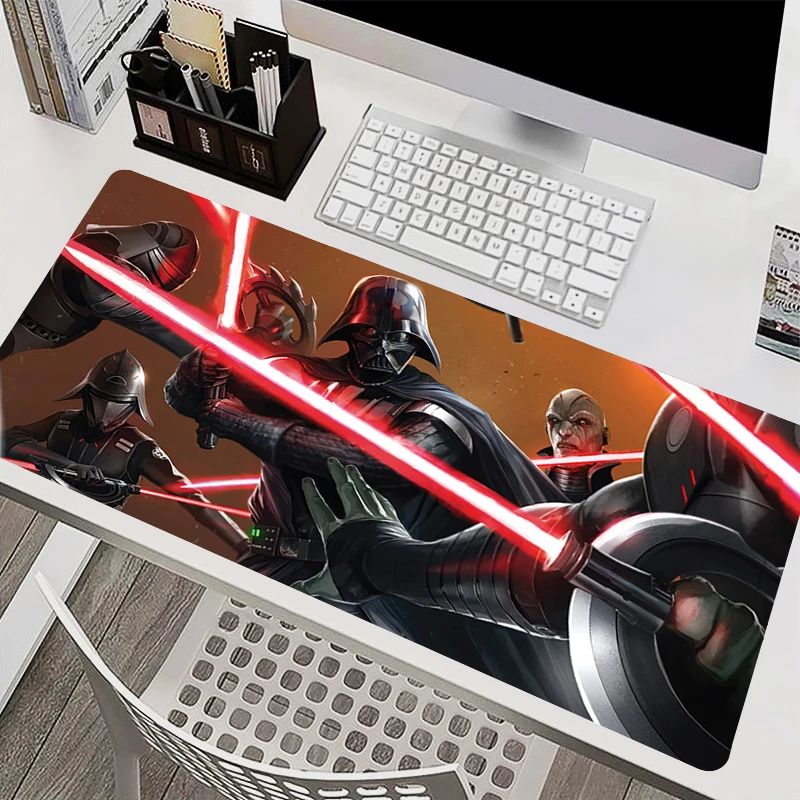 

Star Wars Play Mat Gaming Mouse Pad PC Accessories Game Cabinet Keyboard Mousepad Laptop Kawaii Anime Table Mat Cartoon Carpet