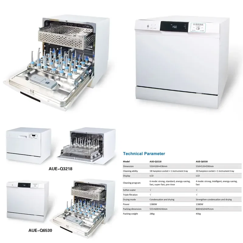 for Electric Dental Handpiece Disinfection and Lubrication System 30 Handpiece Cleaning Drying Oiling Machine LCD Screen CE