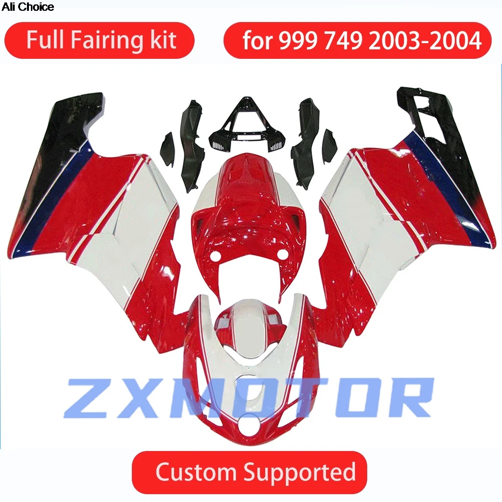 Fit for DUCATI 749 2003 2004 ABS Plastic Fairing Set 999 03 04 Motorcycle Painted Fairings Bodywork Cowl Kit