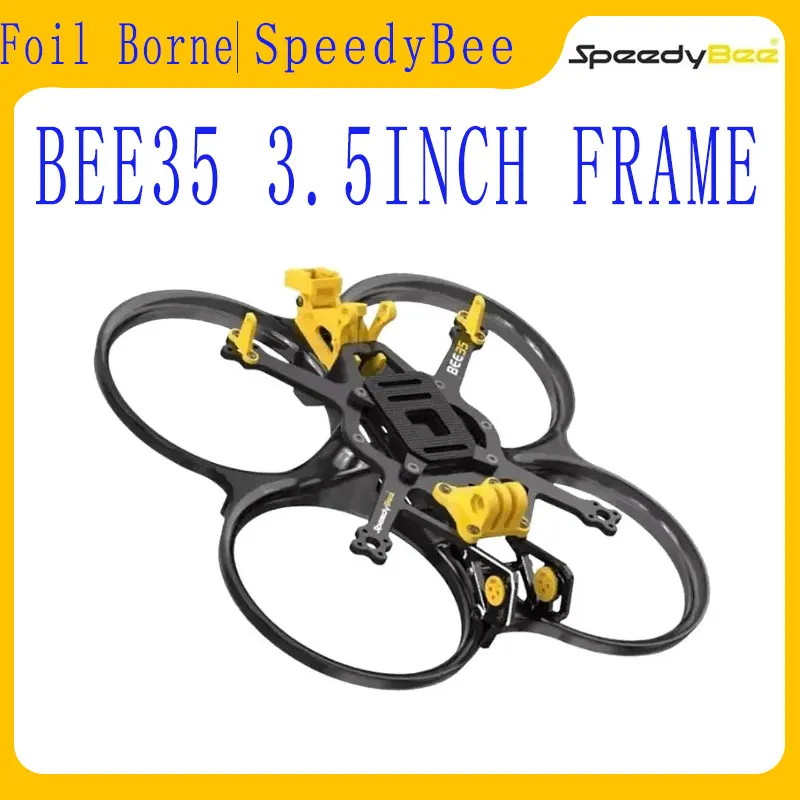 

SpeedyBee 2025 Bee35 3.5" FPV Frame, 153mm Ultralight Carbon Fiber for Freestyle & Cinewhoop Ducted Drone DIY Kit