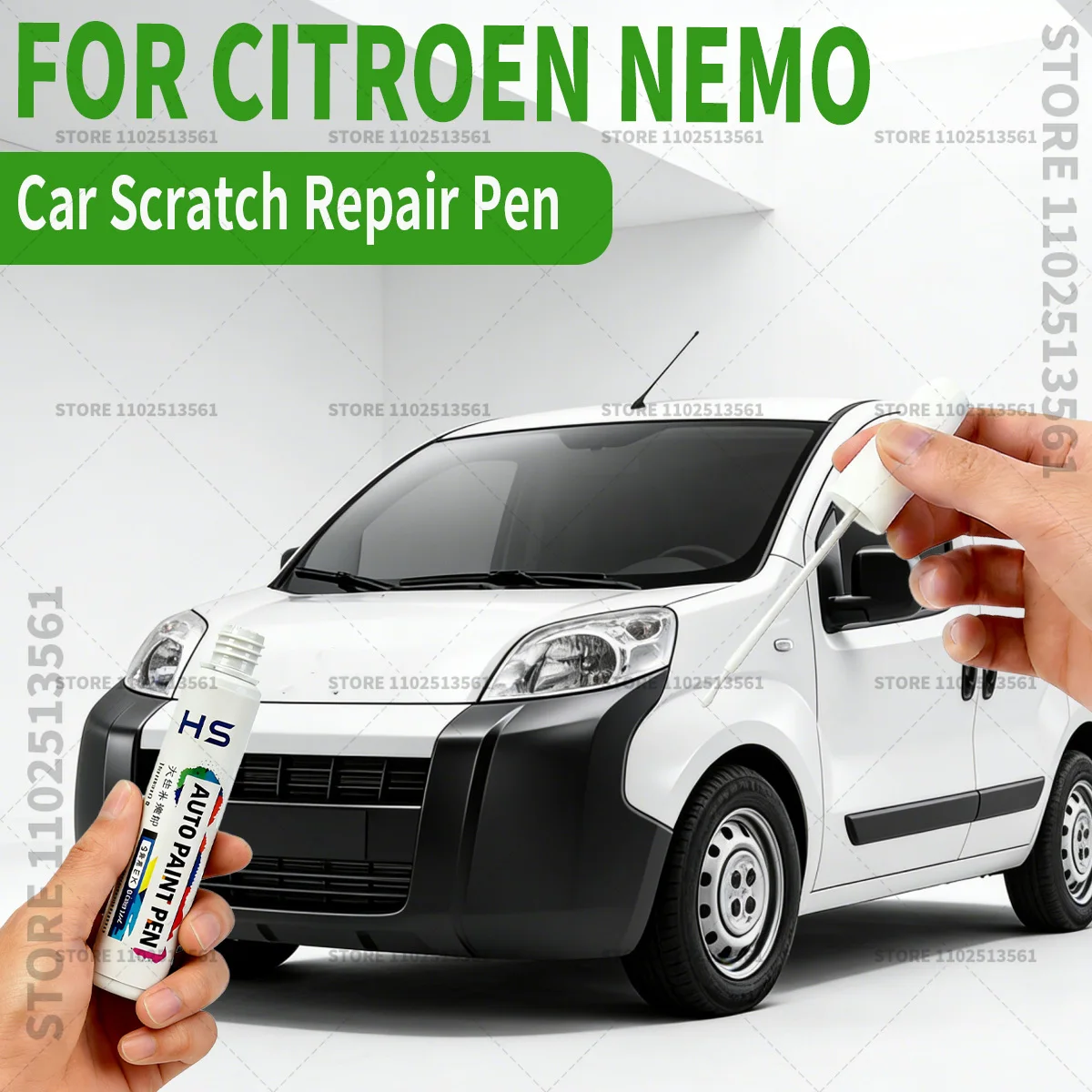 

Карандаш для ремонта автомобильной краски Citroen Nemo, средство для удаления царапин, аксессуары для авто, цвета: Polar White, Pacific Blue, Neysha Blue, Red