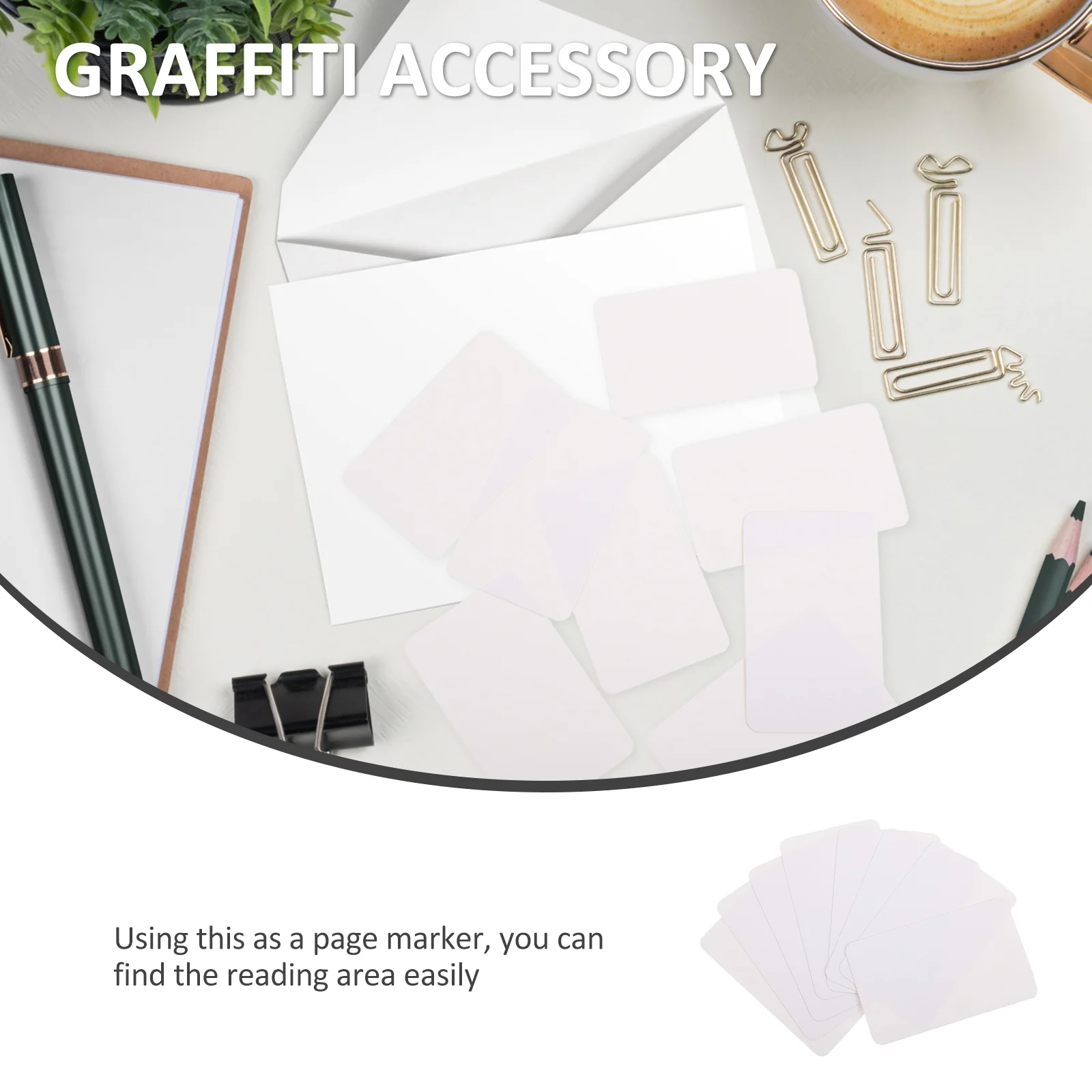 200 Pcs Postcard Empty Cards Graffiti Supply Student Accessory Double-side Blank