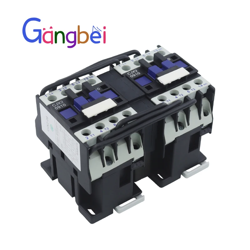 

CJX2-0910N 0901N 1210N 1201N 1810N 1801N reversing contactor mechanical interlocking contactor voltage 380V 220V 110V 36V 24V