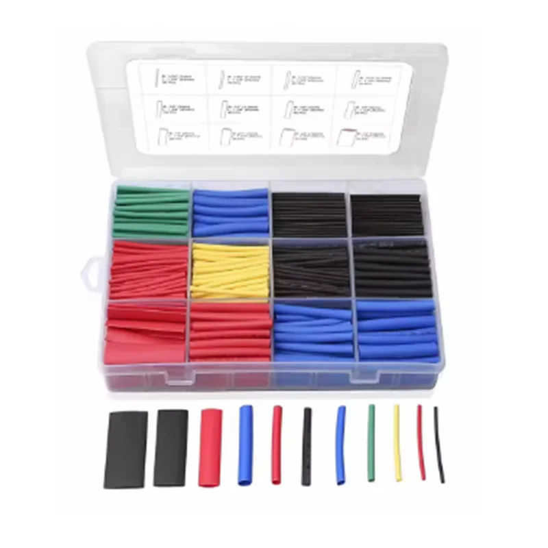 580/560Pcs Heat Shrink Tubing Kit EVA Material in 6 Colors 11 Sizes - Ideal for Electrical Insulation, Repairs, and Wire Conne