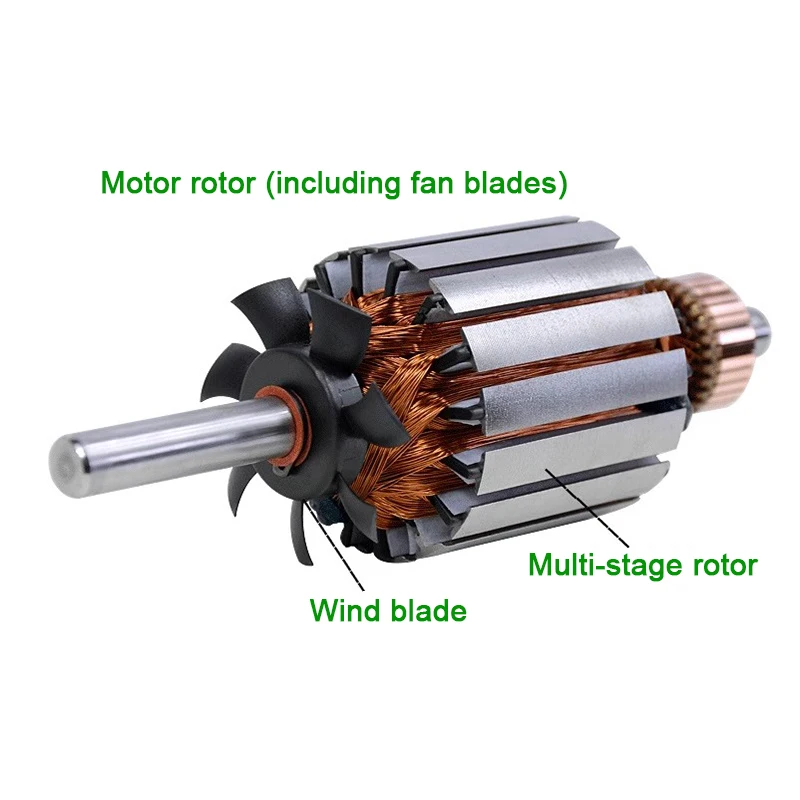 77mm DC 220V Bearing DC Motor 350W/680W High Speed CW/CCW  DIY Sand Machine Lathe with Cooling Fan