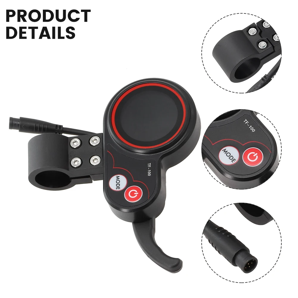 Dynamic LCD Instrument Panel with 6 Pins For For For For Kugoo Electric Scooters Key PerFor For For Formance Indicators