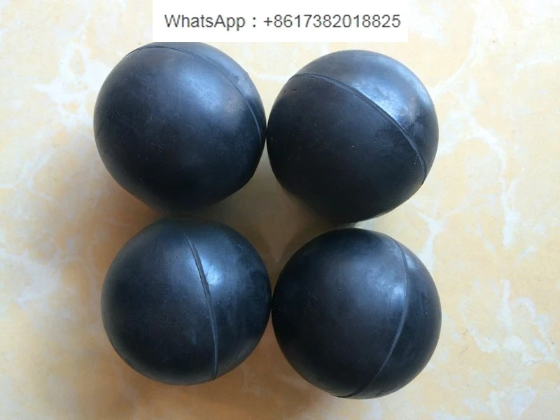 5Pcs rubber coated iron ball, regulating valve ball, diaphragm pump ball diameter 32/38/42/5/6/95/82mm