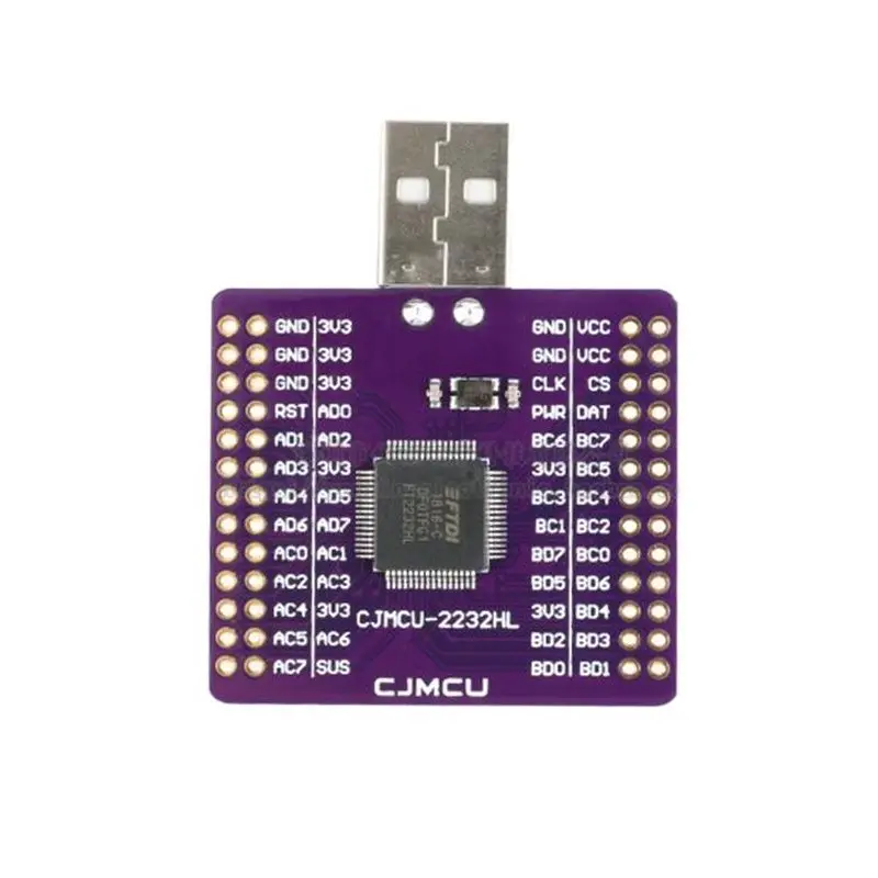 FT2232HL Dual Channel USB to UART/FIFO/SPI/I2C/JTAG/RS232