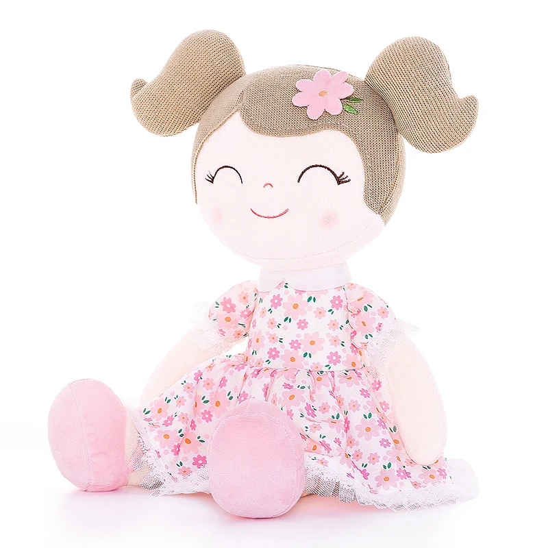 Gloveleya Baby Dolls Spring Girls Plush Doll Baby Girl Gifts Stuffed Toys for Graduation Baby shower presents