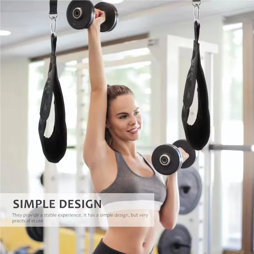 اللياقة البدنية AB حبال الأشرطة تعليق مزق مقاومة الثقيلة زوج لسحب ما يصل بار معلقة الساق رفع معدات اللياقة البدنية المنزلية #3