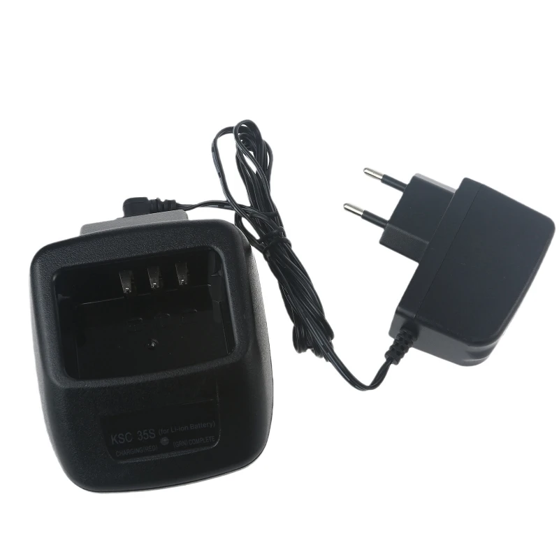 KSC35S Cepat Charger Pengisian Berdiri untuk Kenwood Radio TK 2300 2400 2402 3200 3300 3400 2200 U100 3000 2000 KNB 45 63 65