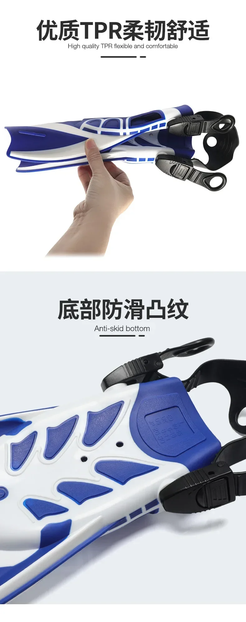 

Ласты для фридайвинга и плавания, профессиональное снаряжение для дайвинга, регулируемые тренировочные ласты для подводного плавания