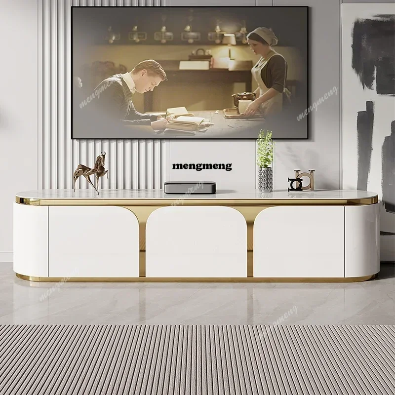 Floor Luxury Modern Tv Cabinet Wood Storage Sideboard Monitor Stand Cabinet Living Room Meuble Tv