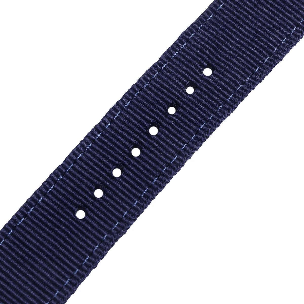 

18mm Watch Strap Webbing Durable 2-Joint Nylon Watch Band Wristband for Watch Replacement (Navy Blue)