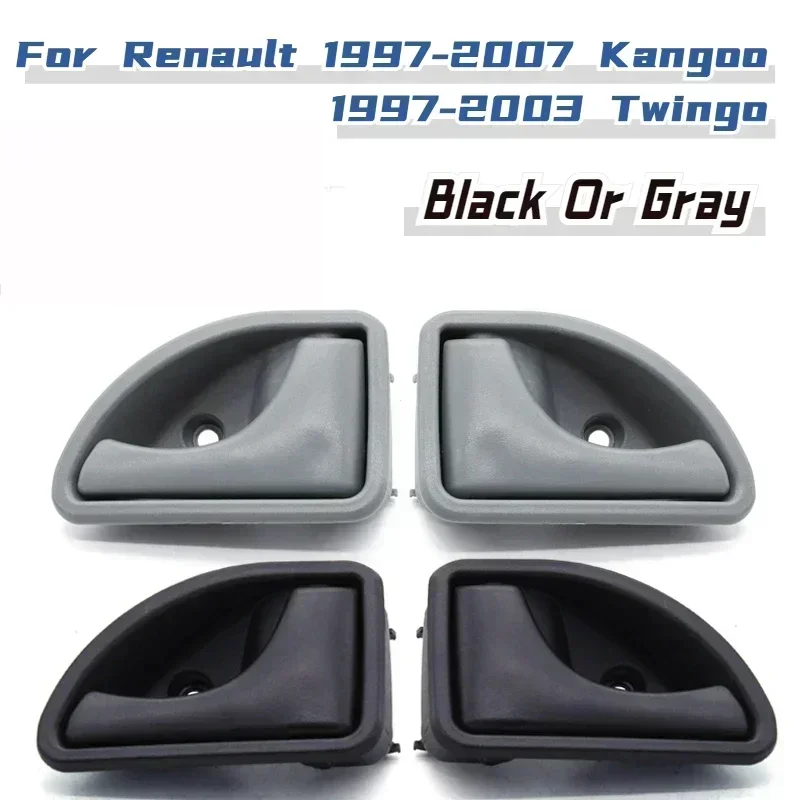 82002478 8200247802 For Renault 1997-2007 Kangoo & 1997-2003 Twingo 1 Pair Car Interior Door Handle Front Left Right Knob