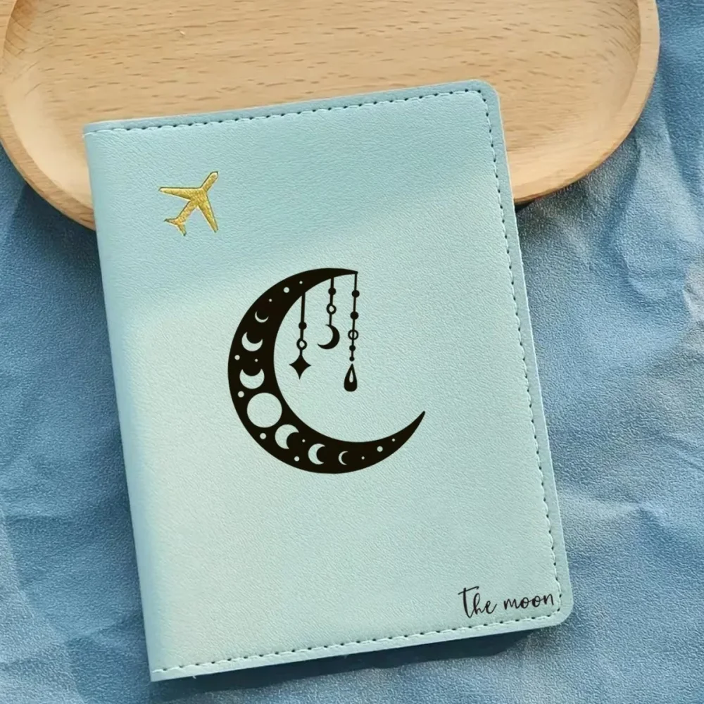 one set Custom Name Passport Holder & Luggage Tag Set, Leather Travel Kit, Meaningful Memory Keepsake New Job Gift