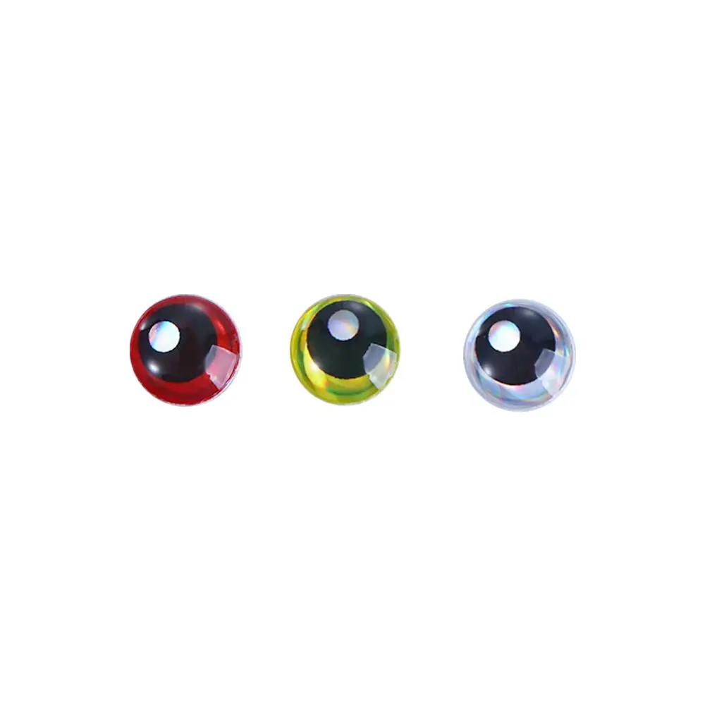 Sticker Accessories 3D 4D 5D Fly Fishing Simulation DIY Eye Lure Fish Eyes Fishing Lure Eyes Artificial Fish Eyes 3D Fish Eyes