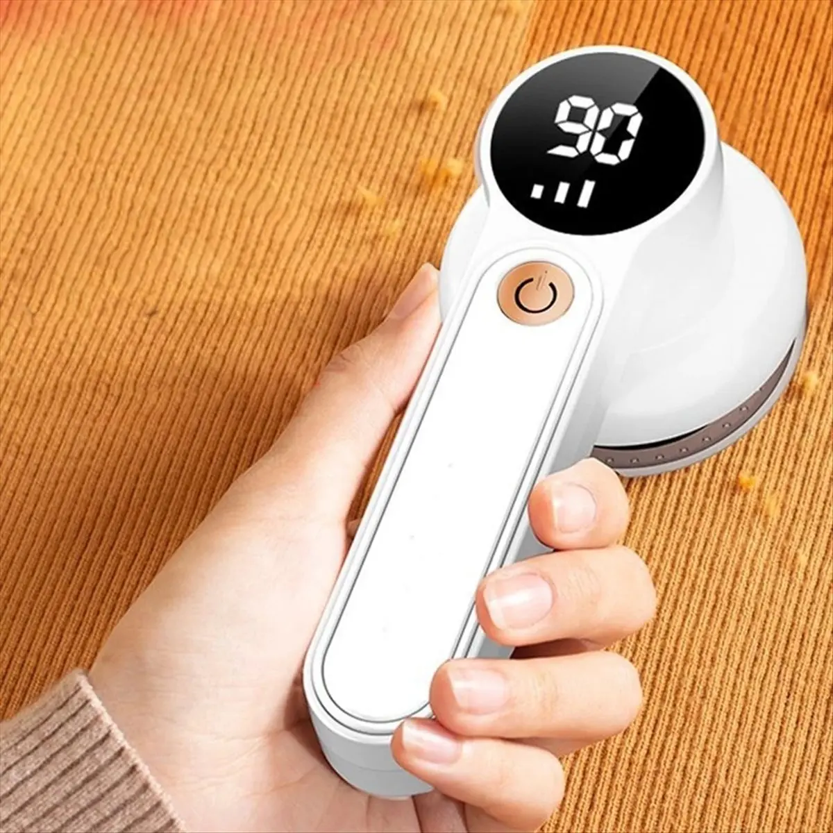 Rechargeable Fabric Hair Remover: Portable & USB Powered Hairball Trimmer for Sweater & Wool Pilling Garment Removal A