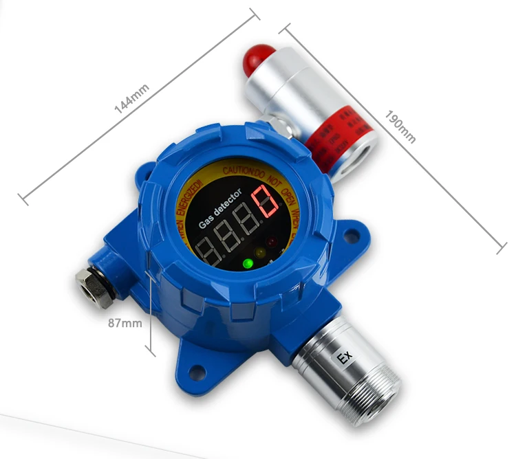 Explosion Proof 4-20mA CH4 LPG LEL Gas Detector Combustible Gas Alarm Sensor