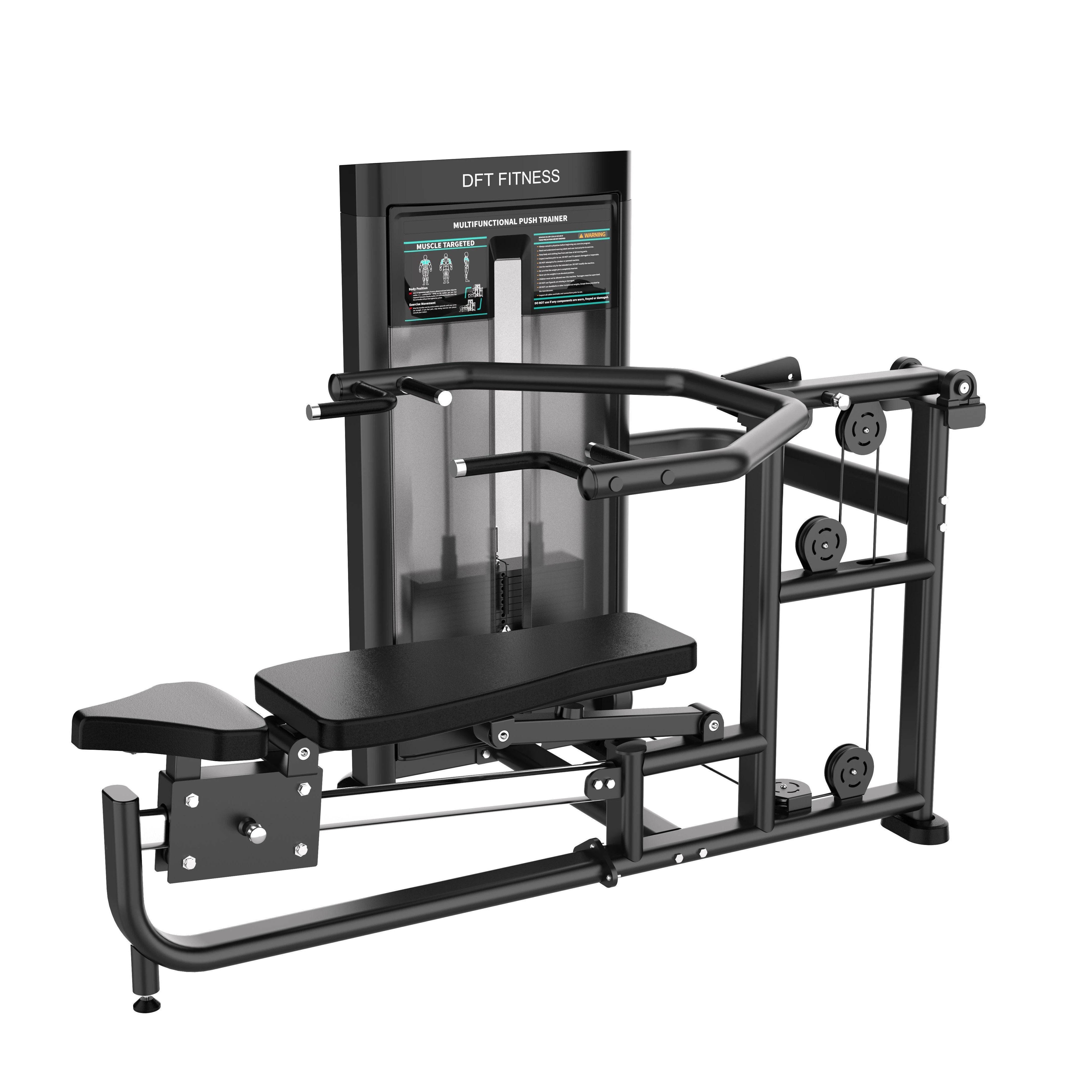 

2025 New Arrival Dual Function Shoulder and Chest Press DFT E-694 Multi Press Gym Machine