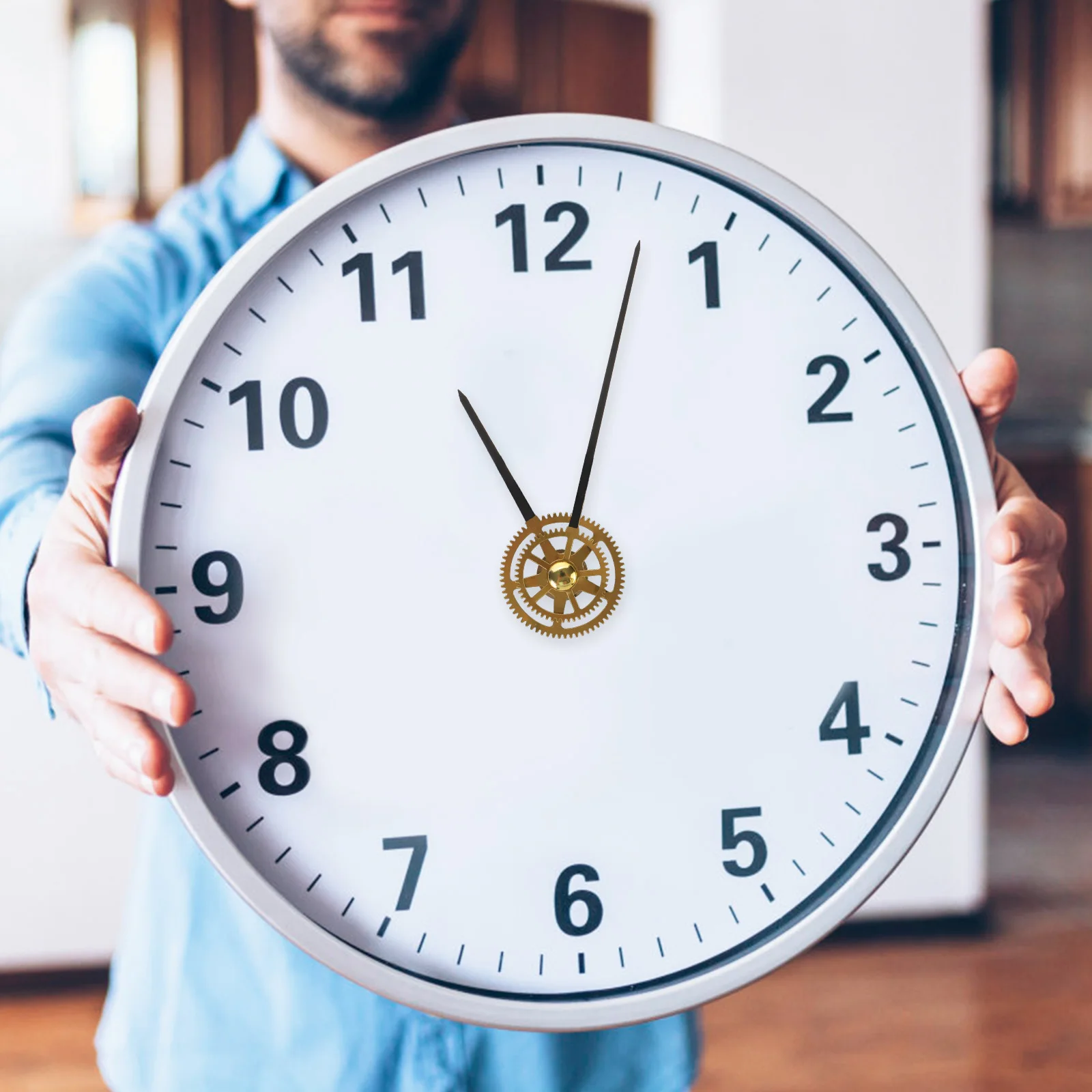 

1 Set Wall Clock Movement Replacement Kit Diy Clock Mechanism Repair Parts Durable Fine Texture Workmanship Replacement Repair