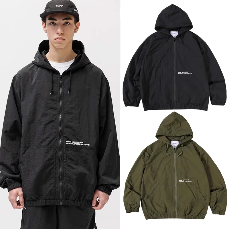 Wtaps Xishan Che 22aw Autumn and Winter Model 22brdt Japan fashion Nylon Taffeta Taffeta Hood Jacket