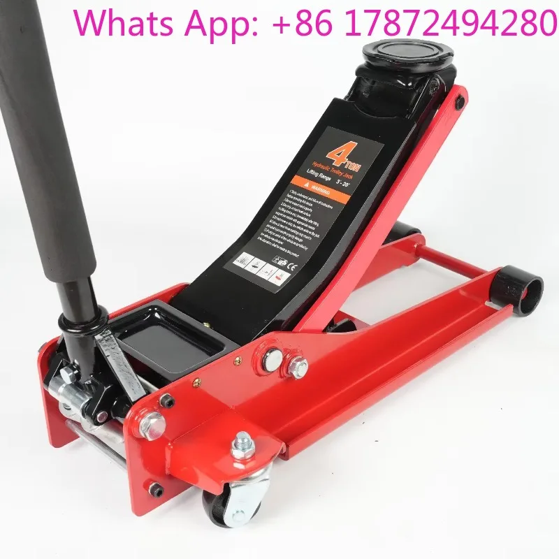 3 Ton Low Profile Hydraulic Trolley Jack Horizontal Heavy Car Repair Floor Jack