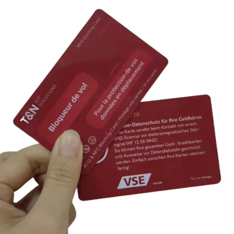 

Anti Skim Card Protector Rfid Blocking Card