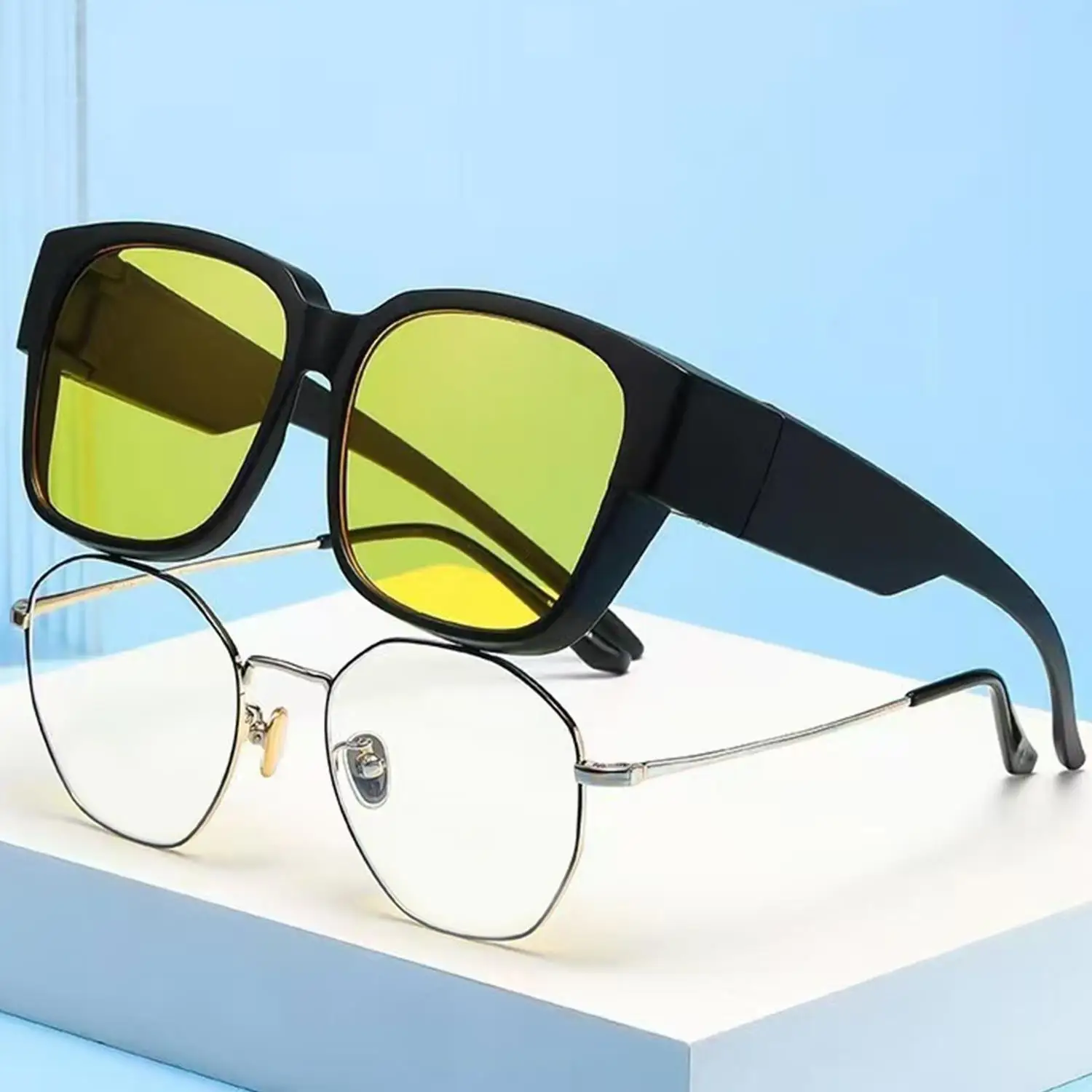 Oculos-de-sol-polarizados-anti-raios-azuis-com-armacao-quadrada-preta-para-homens-e-mulheres-dirigindo-de-pesca-ao-ar-livre